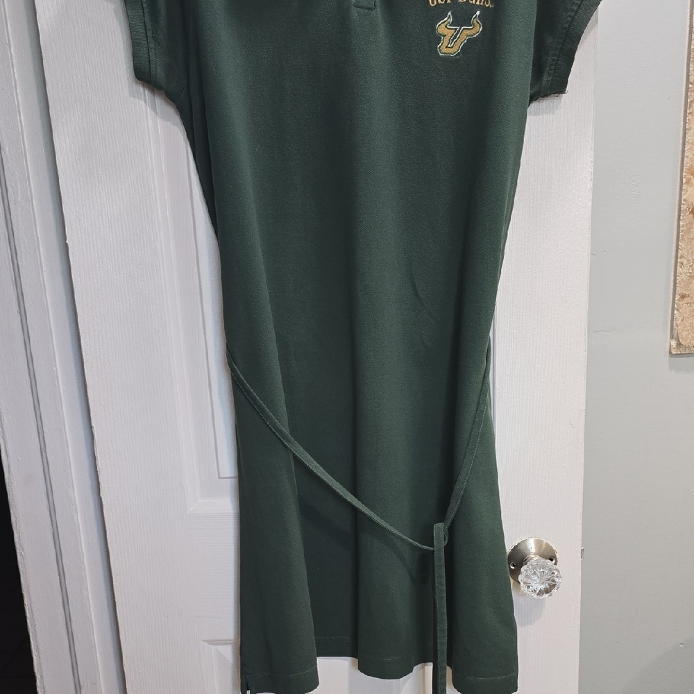 USF Bulls Green Polo Dress Size L - Picture 5 of 15